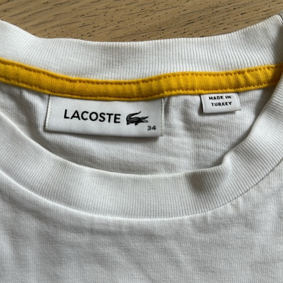 Lacoste embroidered tShirt - Picture 3 of 8